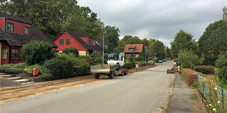 Bredbansutbyggnad i Tyringe - Foto Bert Wilnerzon