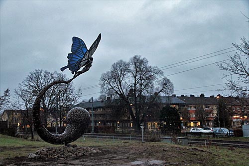 Tyringe Konstverket Modet (Lars-Åke Blom) - Foto Bert Wilnerzon