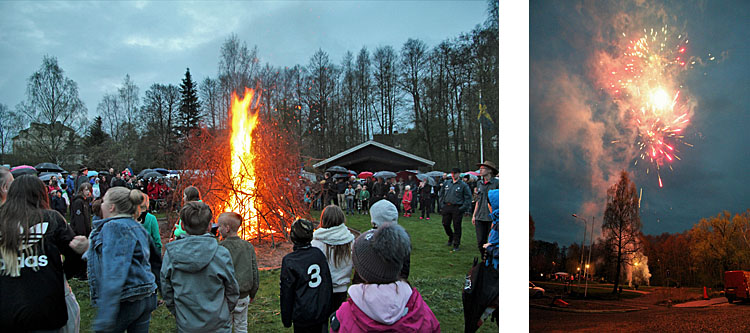 Valborgsfirandet i Tyringe, foto Bert Wilnerzon