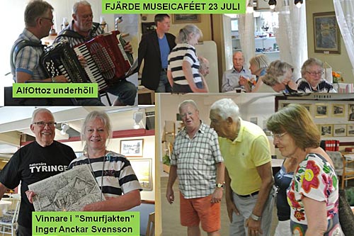 ”SMURFJAKT” UNDER FJÄRDE MUSEICAFÉET