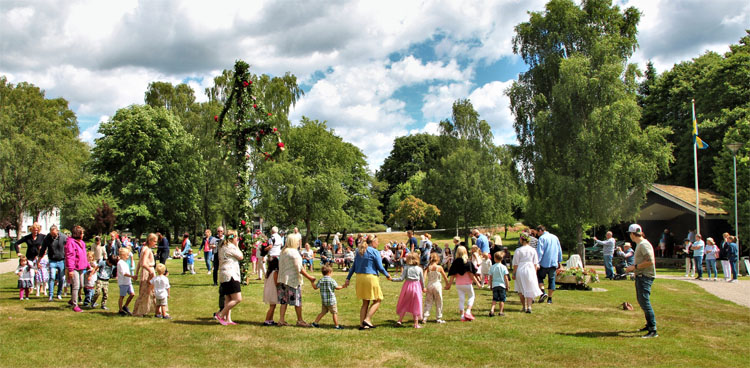 Arkivbild Midsommarafton 2018 i Tyringe foto Bert Wilnerzon